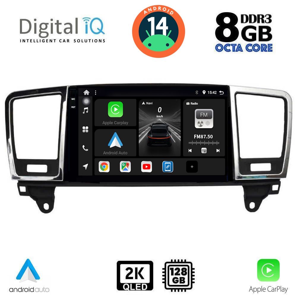 DIGITAL IQ BXF 8415_CPAA (9inc) MULTIMEDIA TABLET for MERCEDES ML (W166) – GL (X166) mod. 2011-2019