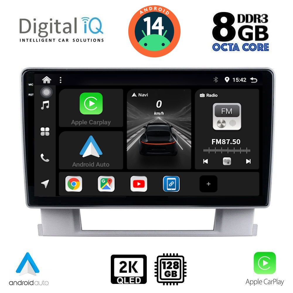 DIGITAL IQ BXF 8482_CPAA (9inc) MULTIMEDIA TABLET for OPEL ASTRA J mod.2010-2016