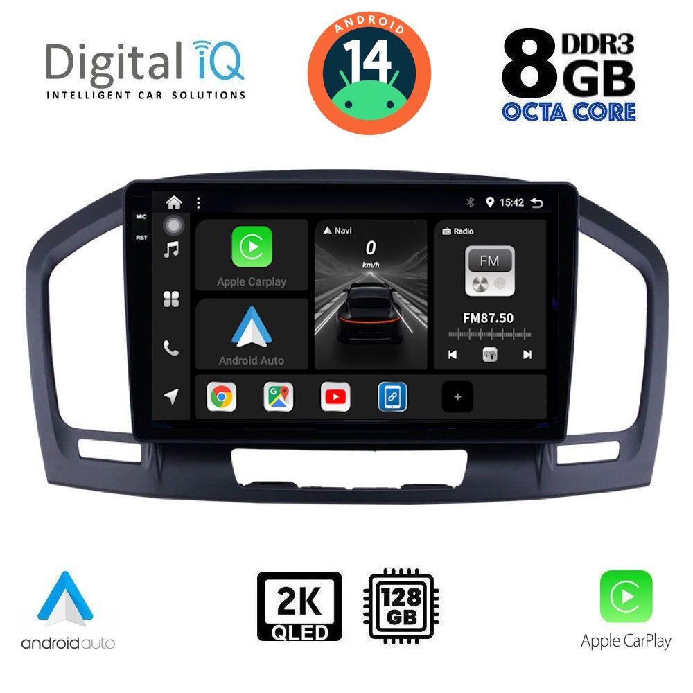 DIGITAL IQ BXF 8491_CPAA (9inc) MULTIMEDIA TABLET for OPEL INSIGNIA  mod.2008-2013