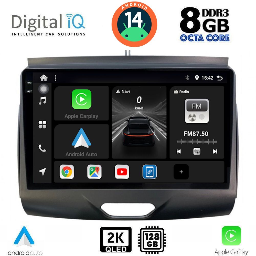 DIGITAL IQ BXF 8172_CPAA (9inc) MULTIMEDIA TABLET for FORD RANGER mod. 2015-2018