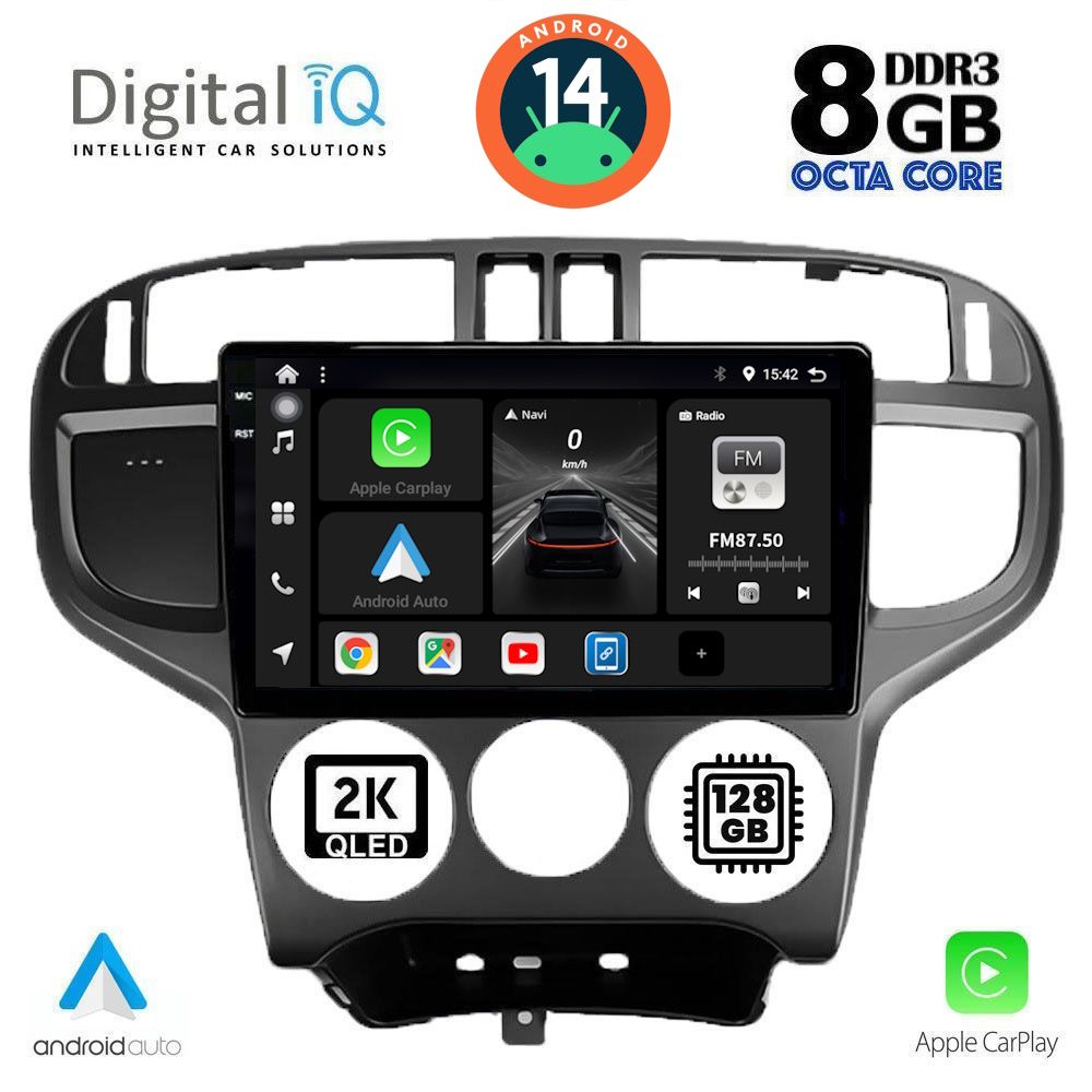 DIGITAL IQ BXF 8240_CPAA (9inc) MULTIMEDIA TABLET for HYUNDAI MATRIX mod. 2001-2010