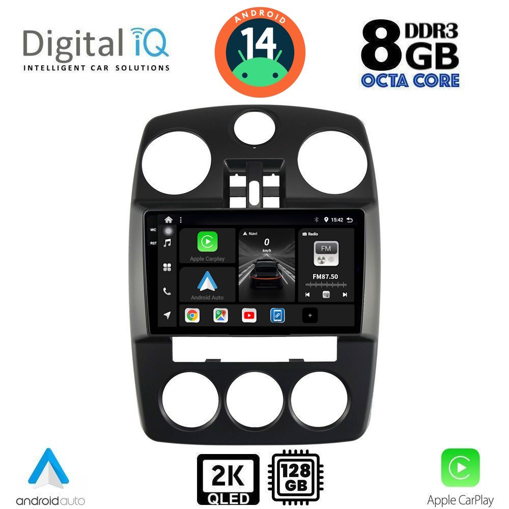 DIGITAL IQ BXF 8287_CPAA (9inc) MULTIMEDIA for CHRYSLER PT CRUISER mod. 2005-2010