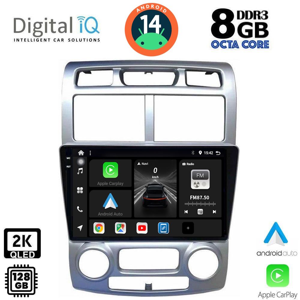 DIGITAL IQ BXF 8324_CPAA (CLIMA) (9inc) MULTIMEDIA TABLET for KIA SPORTAGE mod. 2004-2010