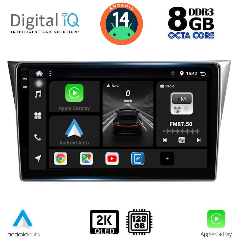 DIGITAL IQ BXF 8659_CPAA (9inc) MULTIMEDIA TABLET for SUBARU IMPREZA mod. 2002-2008