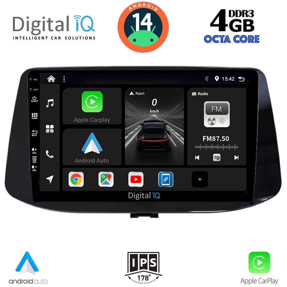 DIGITAL IQ BXF 6233_CPAA (9inc) MULTIMEDIA TABLET for HYUNDAI i30 mod. 2018>