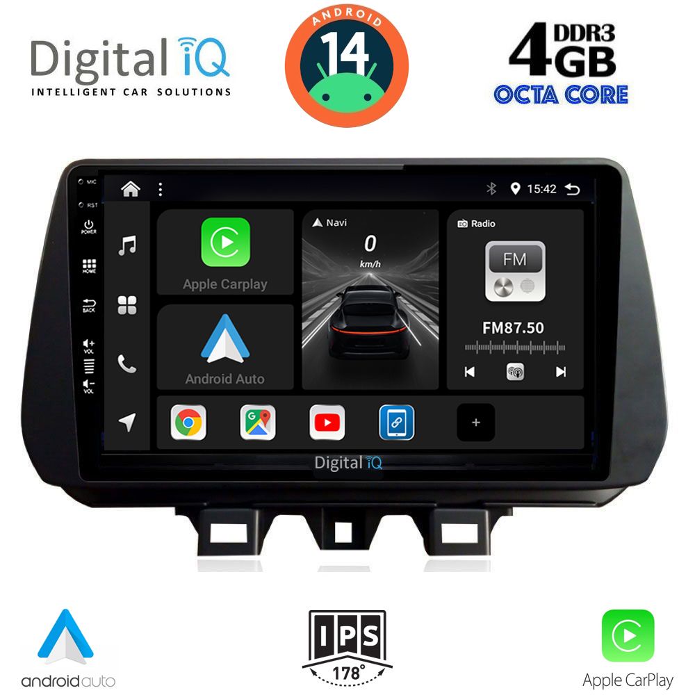 DIGITAL IQ BXF 6244_CPAA (9inc) MULTIMEDIA TABLET for HYUNDAI TUSCON mod. 2019>