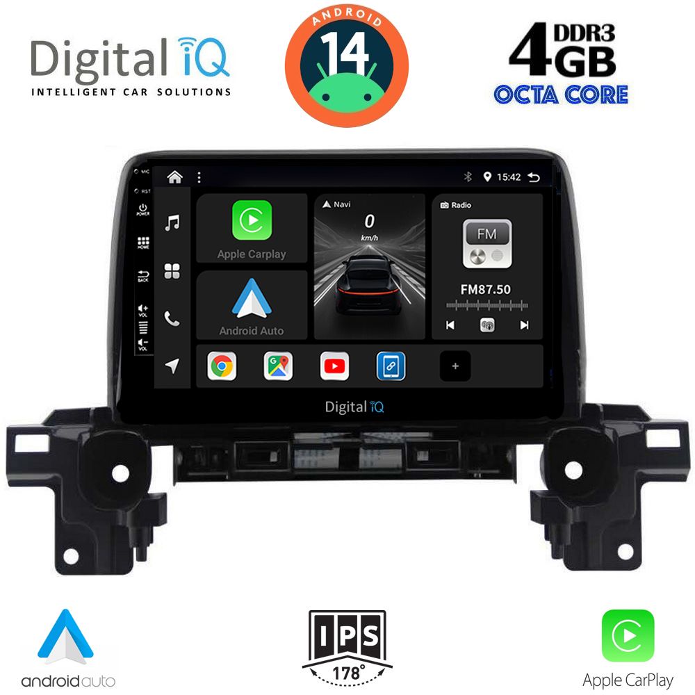 DIGITAL IQ BXF 6381_CPAA (9inc) MULTIMEDIA TABLET for MAZDA CX5 mod. 2017>