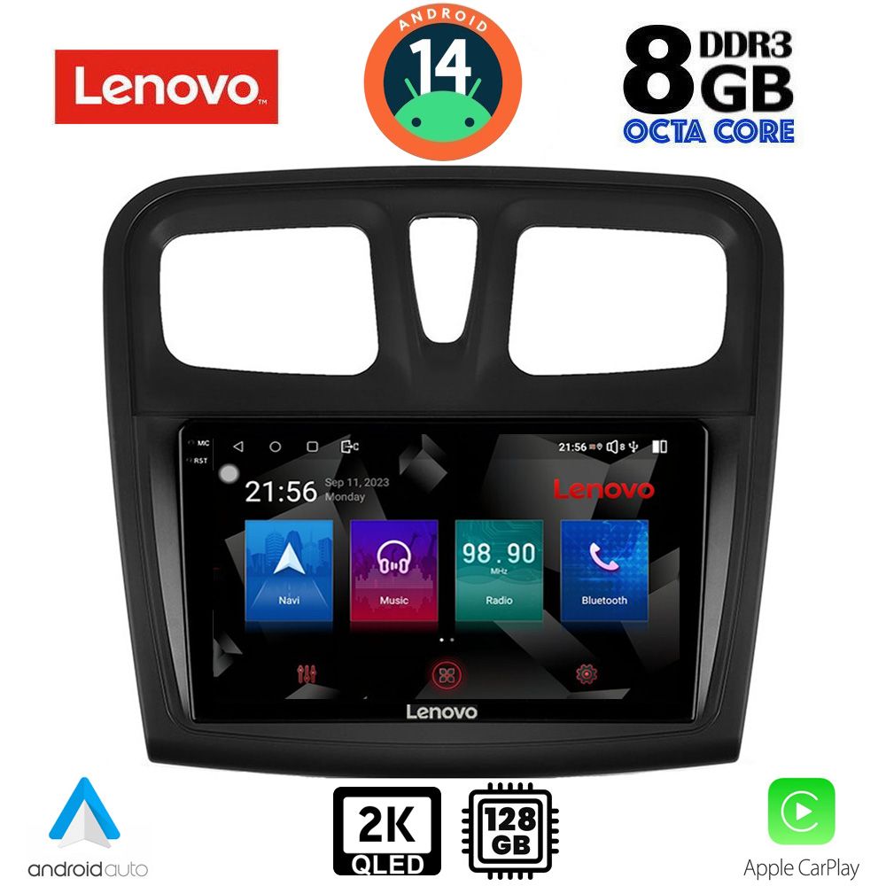 LENOVO SSW 10108SQ_CPA (9inc) MULTIMEDIA TABLET for DACIA LOGAN – SANDERO mod. 2012-2019