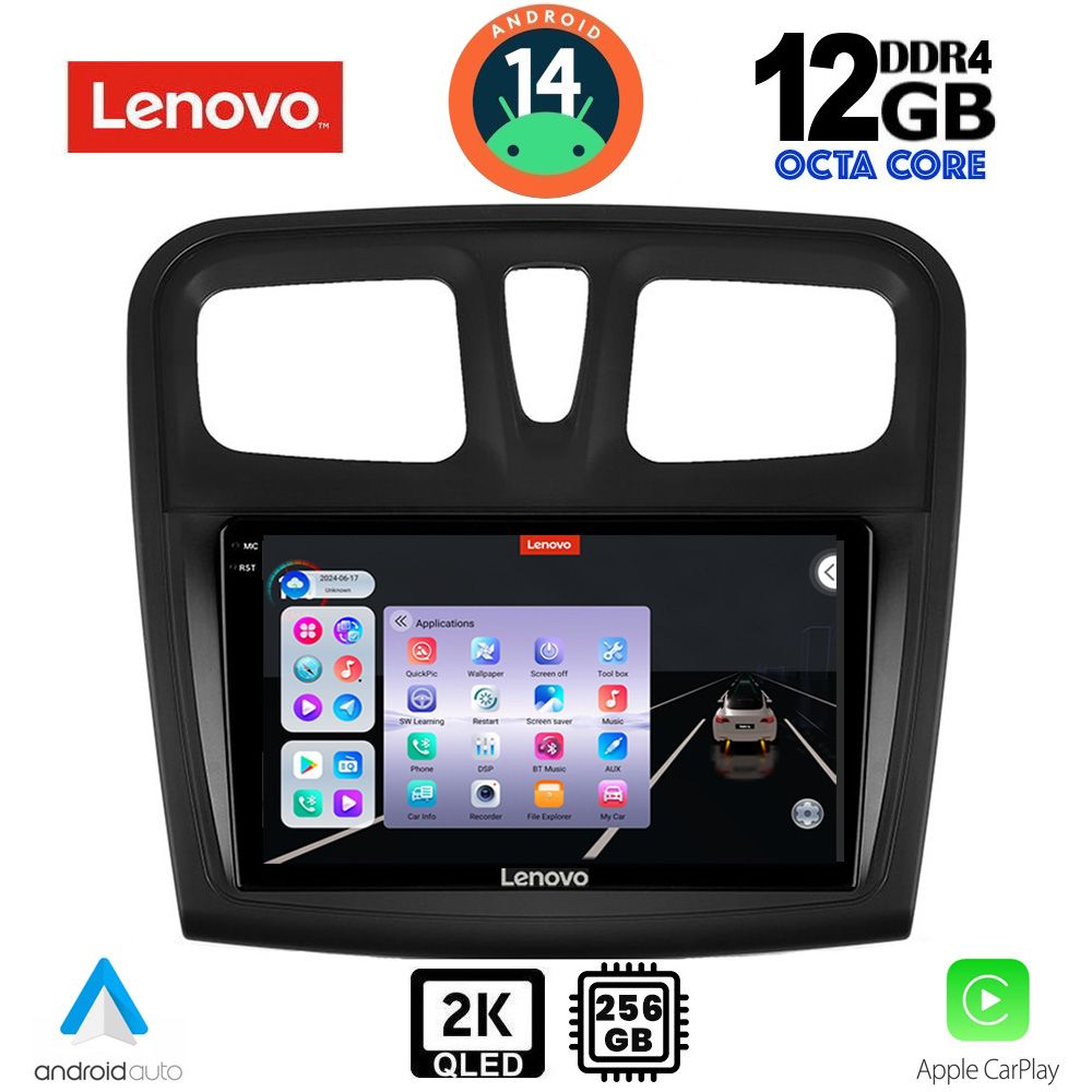 LENOVO SSZ 12108SQ_CPA (9inc) MULTIMEDIA TABLET for DACIA LOGAN – SANDERO mod. 2012-2019