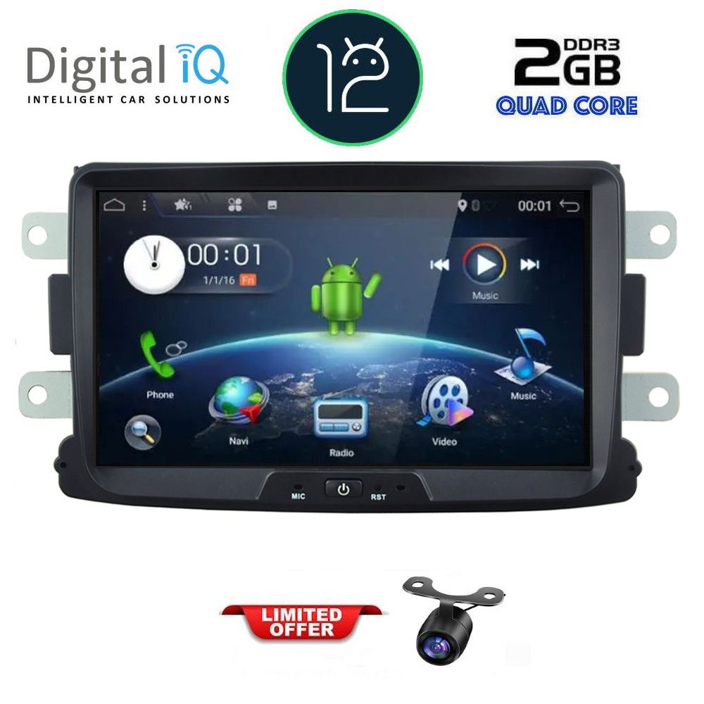 DIGITAL IQ AN 133_GPS (8” DECK) MULTIMEDIA SYSTEM for DACIA mod. 2012&gt; - RN CAPTURE mod. 2013&gt;