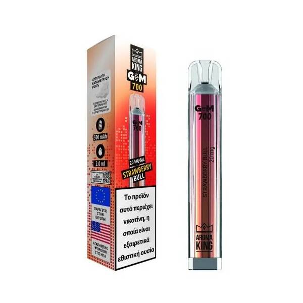 Aroma King GEM 700 Strawberry Bull 20mg 2ml