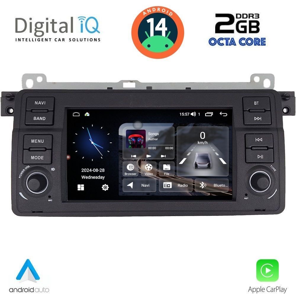 DIGITAL IQ MSF 352_CPA (7'' DECK) MULTIMEDIA SYSTEM for BMW E46 mod. 1998-2005