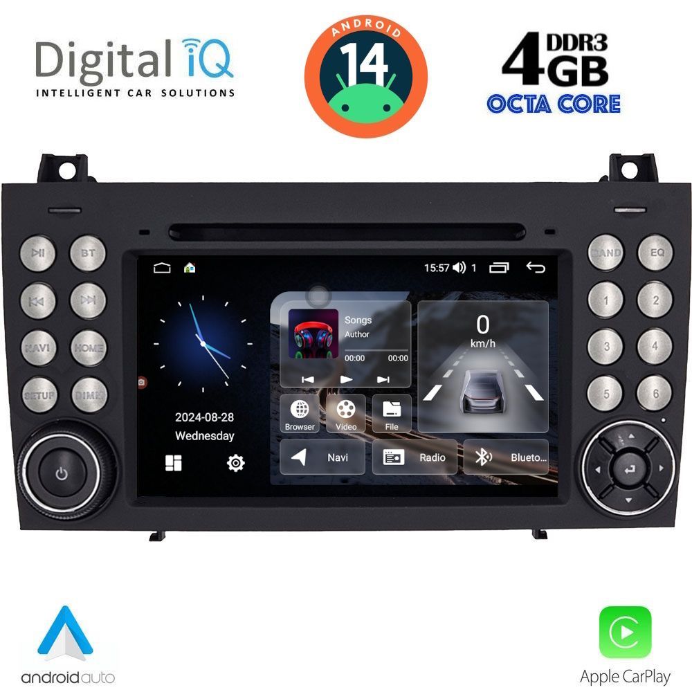 DIGITAL IQ MSG 496_CPA (7'' DECK) MULTIMEDIA SYSTEM for MERCEDES SLK (R171) mod. 2004-2010