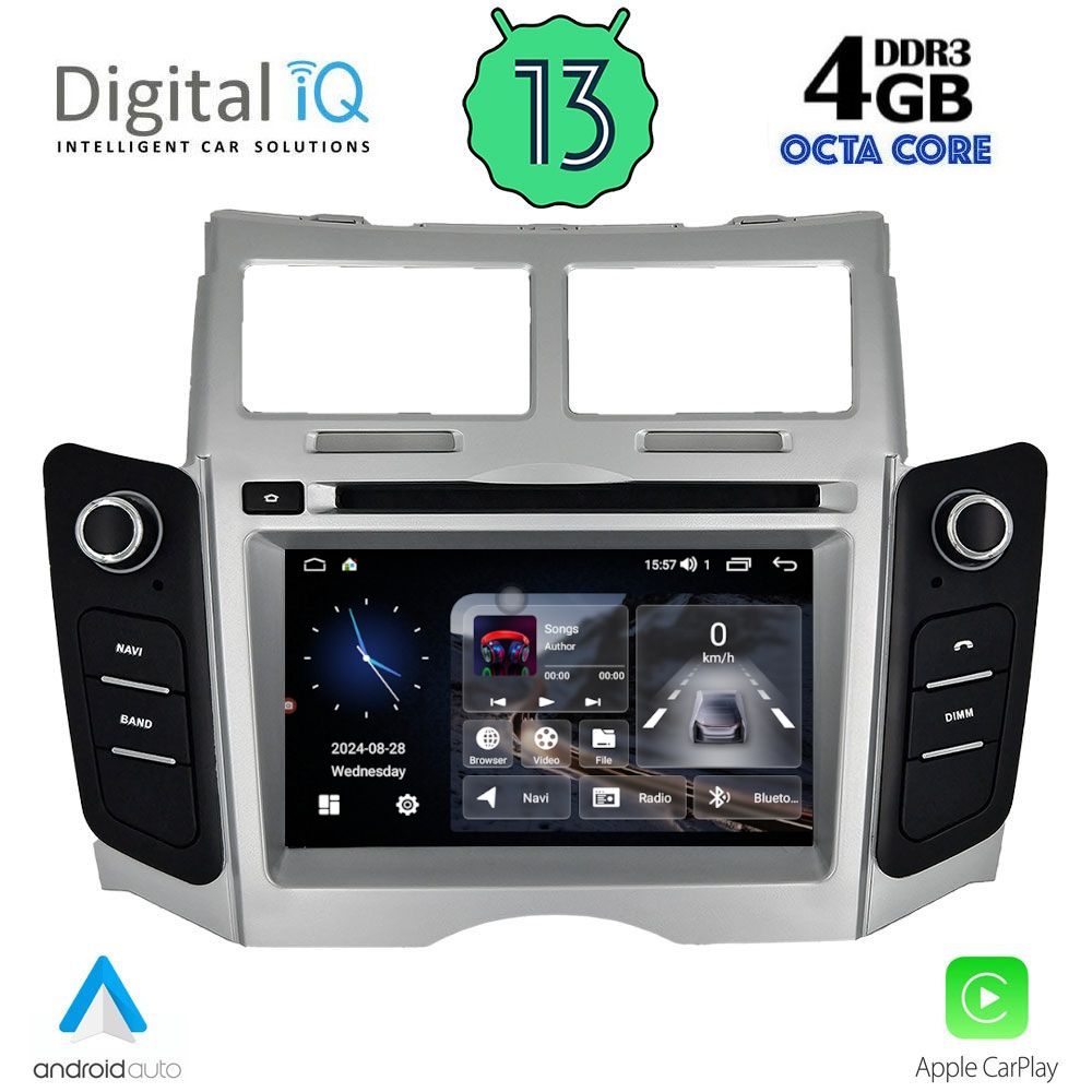 DIGITAL IQ MSG 429_CPA (7” DECK) MULTIMEDIA SYSTEM for TOYOTA YARIS mod. 2006-2011