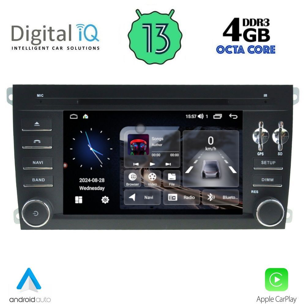 DIGITAL IQ MSG 443_CPA (7" DECK) MULTIMEDIA PORSCHE CAYENNE mod. 2002-2011