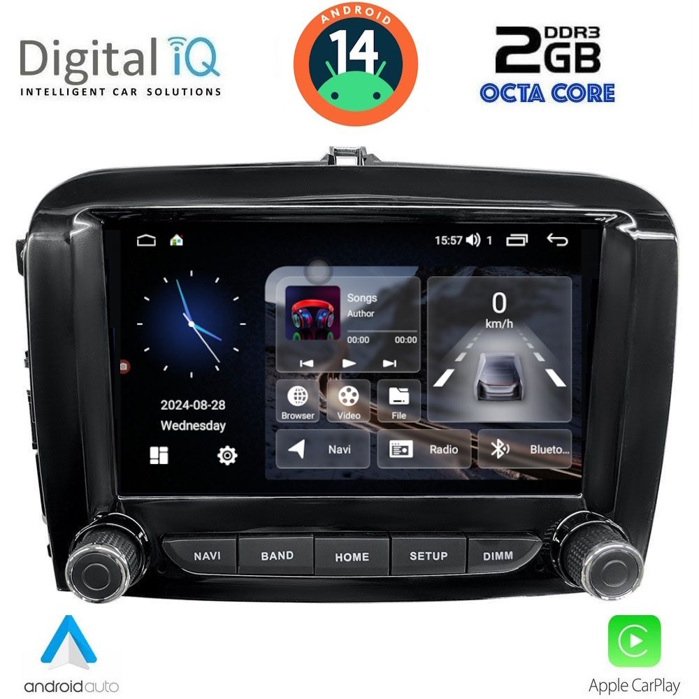 DIGITAL IQ MSF 367_CPA (7" DECK) MULTIMEDIA SYSTEM for FIAT 500L mod. 2012>