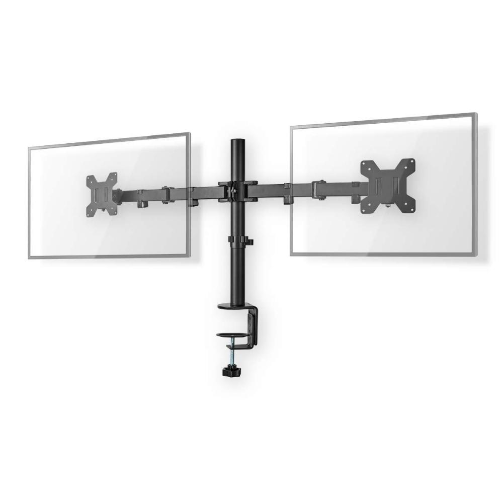 Nedis Desk Monitor Mount for 2 Screens 15'' - 32'' (NEDMMDOS110BK)