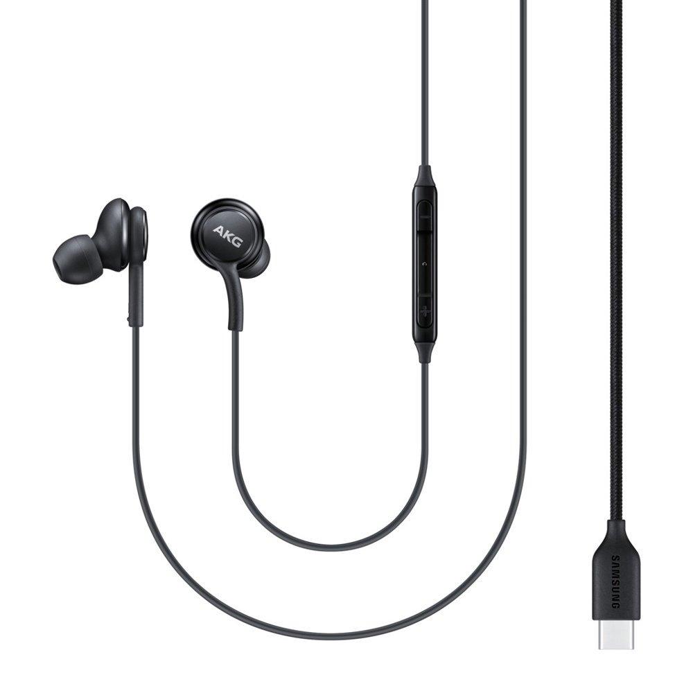 Samsung EO-IC100 In-ear Handsfree με Βύσμα USB-C Μαύρο (IC100BBEGEU) (SAMIC100BBEGEU)