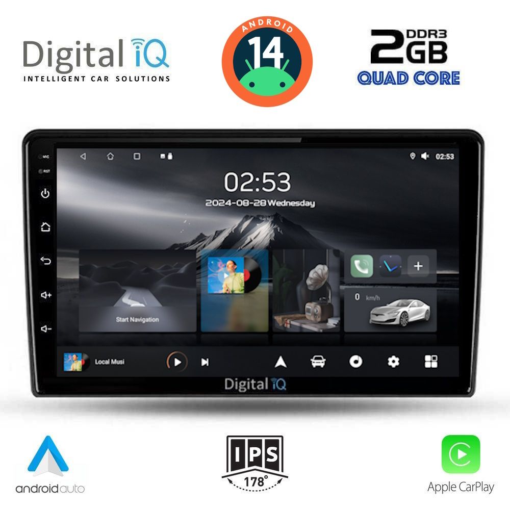 DIGITAL IQ RSB 1300_CPA (9inc) MULTIMEDIA TABLET for KIA CEED mod. 2006-2009