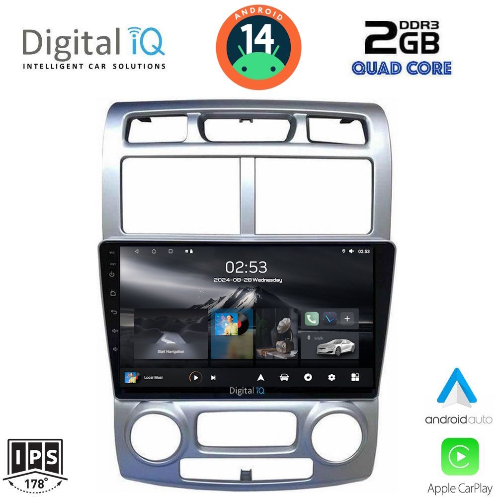 DIGITAL IQ RSB 1324_CPA (CLIMA) (9inc) MULTIMEDIA TABLET for KIA SPORTAGE mod. 2004-2010