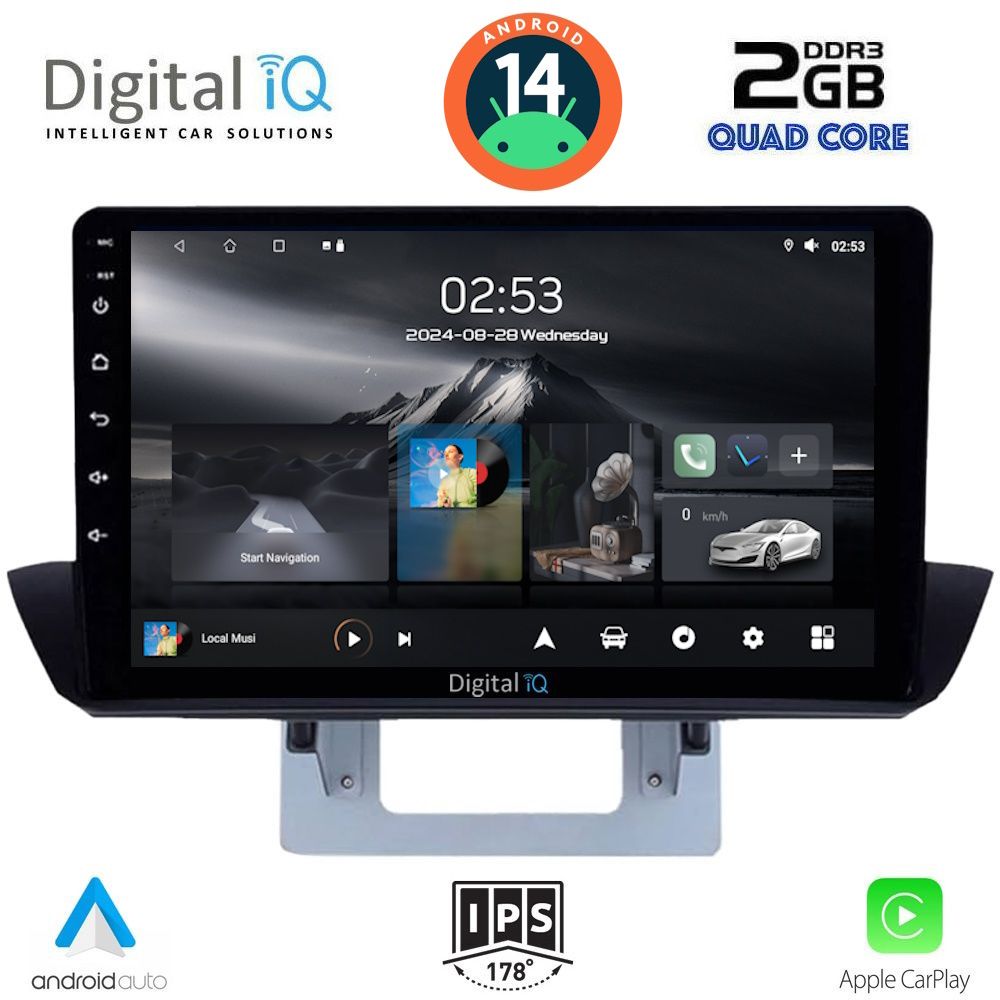 DIGITAL IQ RSB 1364_CPA DASH (9inc) MULTIMEDIA TABLET for MAZDA BT50 mod. 2012-2019