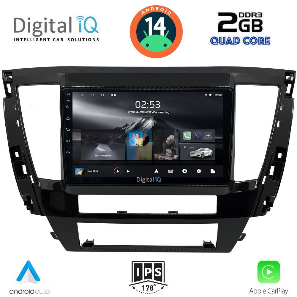 DIGITAL IQ RSB 1447S_CPA (9inc) MULTIMEDIA TABLET for MITSUBISHI PAJERO SPORT mod. 2020&gt;