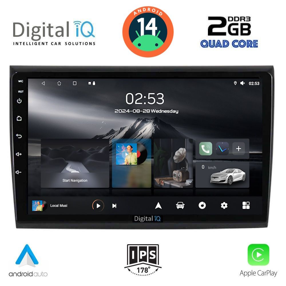 DIGITAL IQ RSB 1136_CPA (9inc) MULTIMEDIA TABLET for FIAT BRAVO mod. 2007&gt;