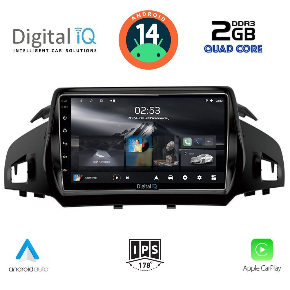 DIGITAL IQ RSB 1160_CPA (9inc) MULTIMEDIA TABLET for FORD KUGA mod. 2013&gt; – CMAX mod. 2011&gt;