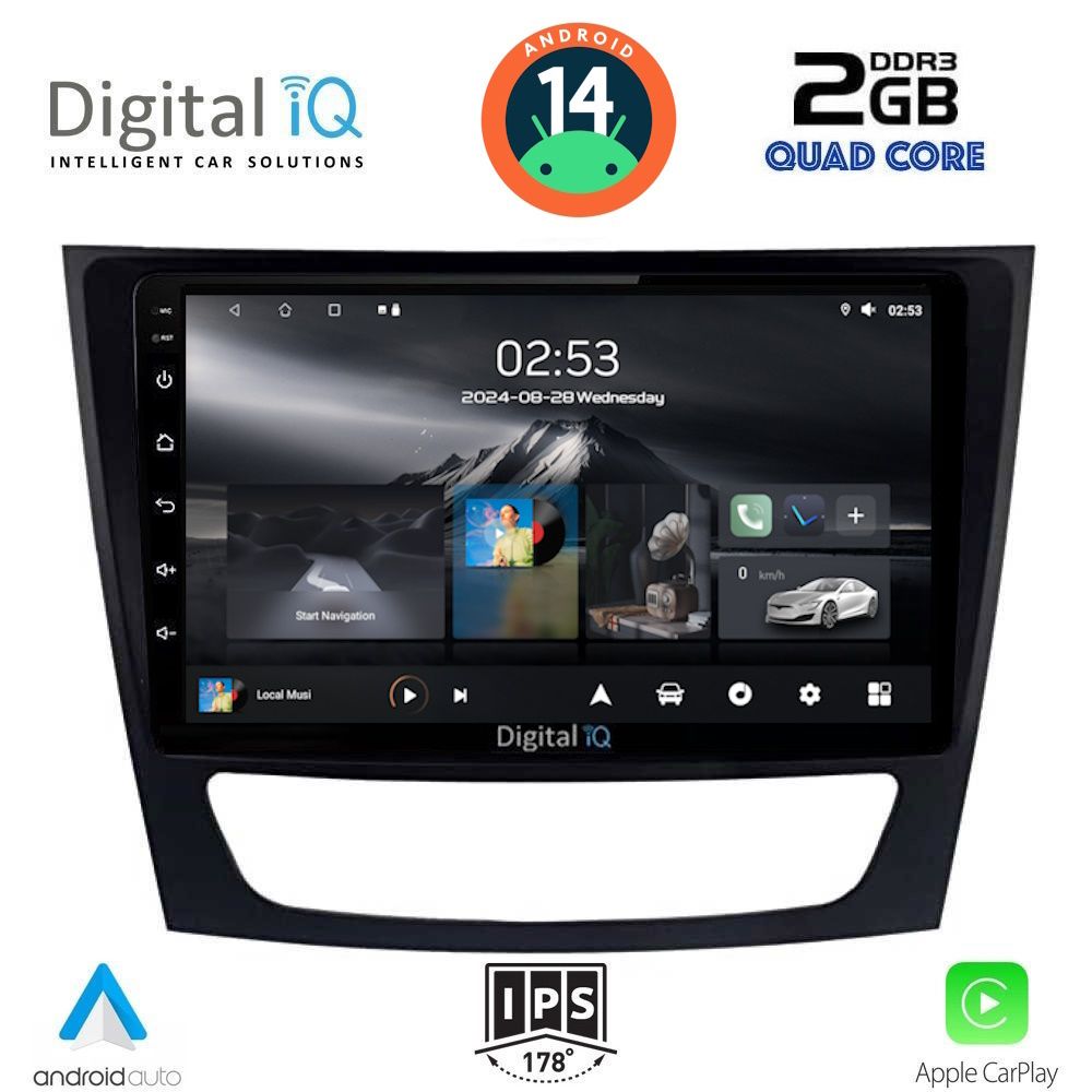 DIGITAL IQ RSB 1408_CPA (9inc) MULTIMEDIA TABLET for MERCEDES E (W211) – CLS (W219) mod. 2003-2009