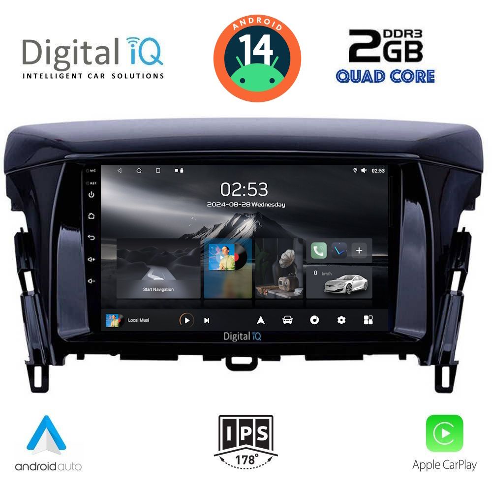 DIGITAL IQ RSB 1432_CPA (9inc) MULTIMEDIA TABLET for MITSUBISHI ECLIPSE CROSS mod. 2018&gt;