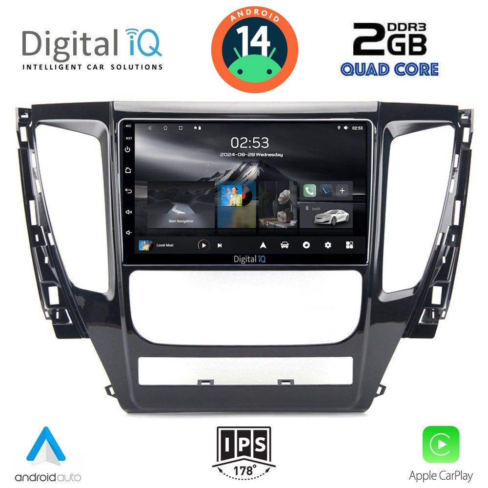 DIGITAL IQ RSB 1447A_CPA (9inc) MULTIMEDIA TABLET for MITSUBISHI PAJERO mod. 2013-2020