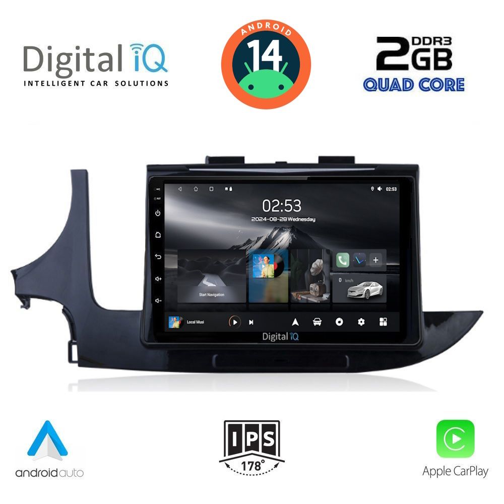 DIGITAL IQ RSB 1497_CPA (9inc) MULTIMEDIA TABLET for OPEL MOKKA mod. 2016-2021