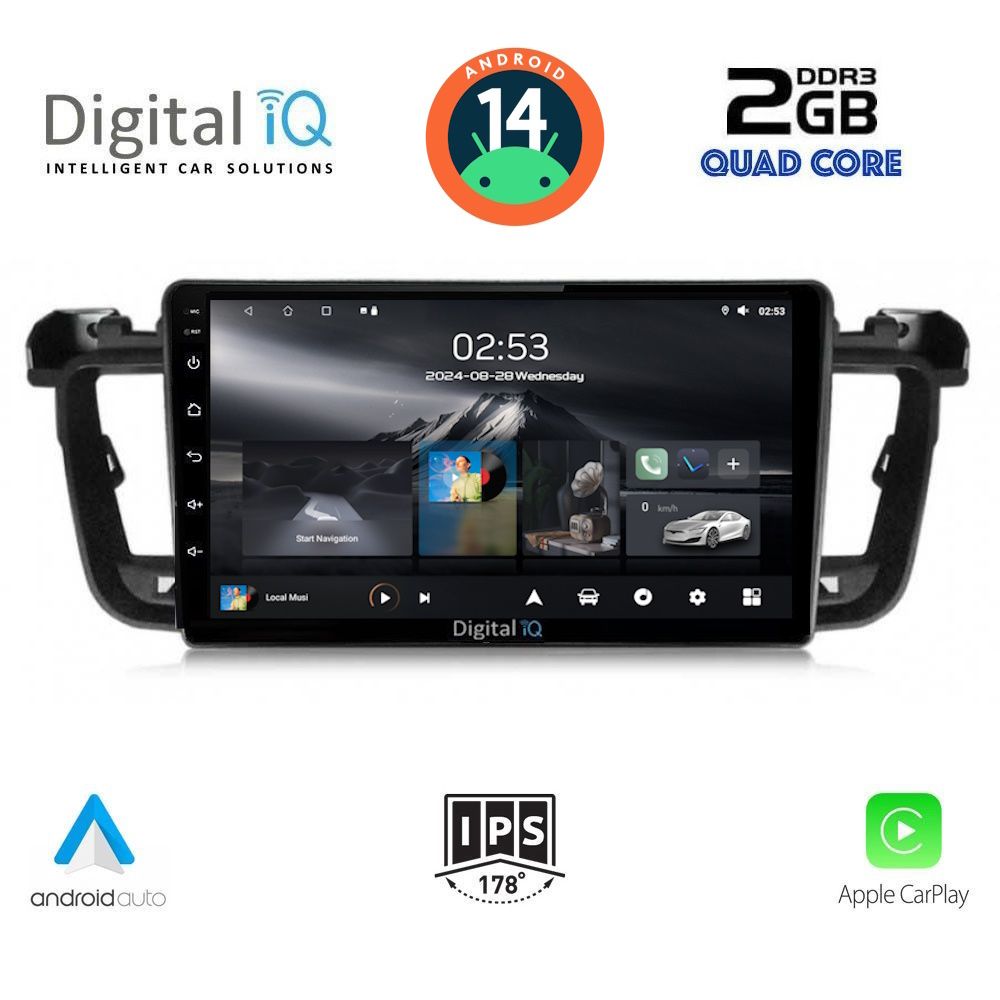 DIGITAL IQ RSB 1518_CPA (9inc) MULTIMEDIA TABLET for PEUGEOT 508 mod. 2010-2016