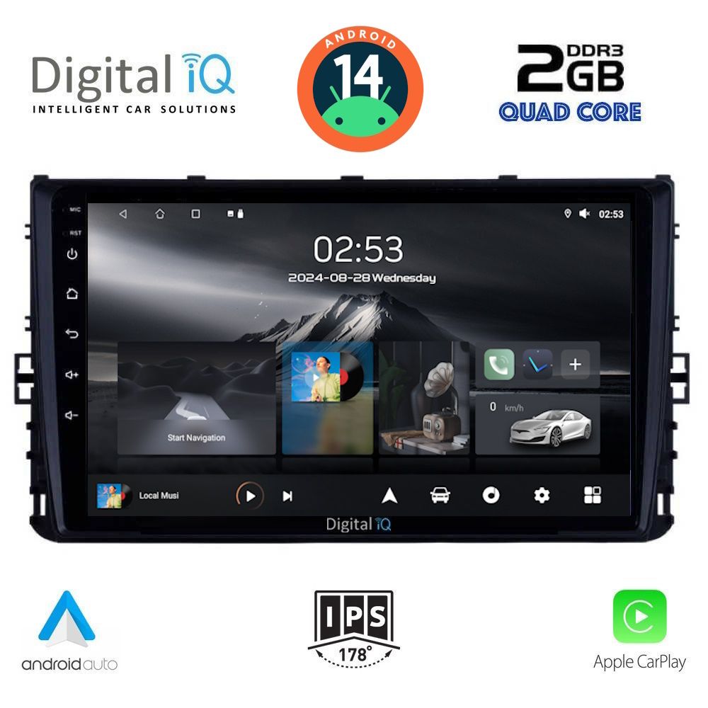 DIGITAL IQ RSB 1758_CPA (9inc) MULTIMEDIA TABLET for VW POLO – TROC – TCROSS mod. 2017&gt;