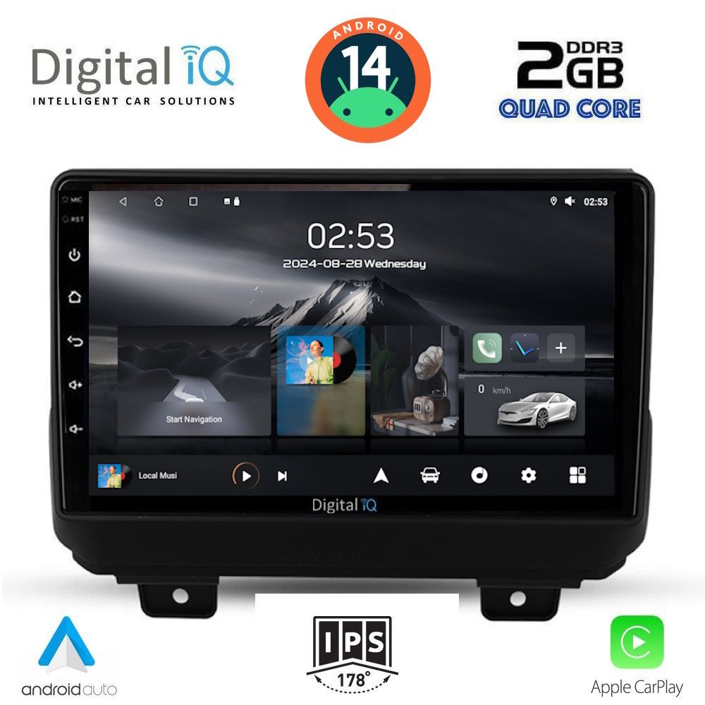 DIGITAL IQ RSB 1298_CPA (9inc) MULTIMEDIA TABLET for JEEP WRANGLER mod. 2018&gt;