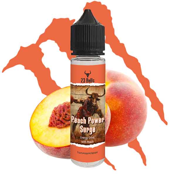 23 Bulls Energy Peach Power Surge 60ml