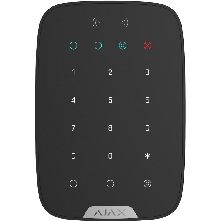 jager AJAX - KEYPAD PLUS ΜΑΥΡΟ (12229)