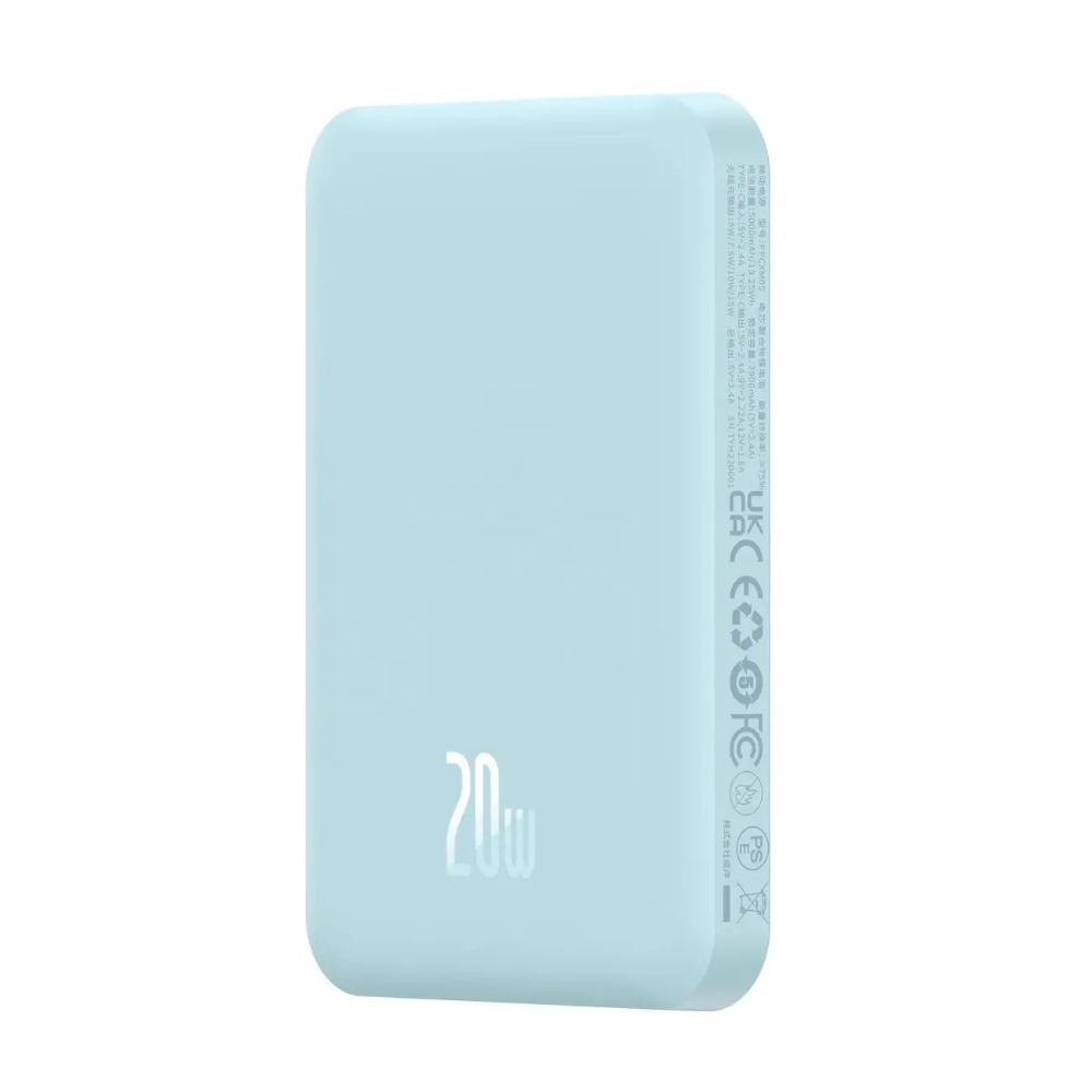 Baseus Magnetic Mini Powerbank 5000mAh 20W (blue) (P10022107313-00) (BASP10022107313-00)