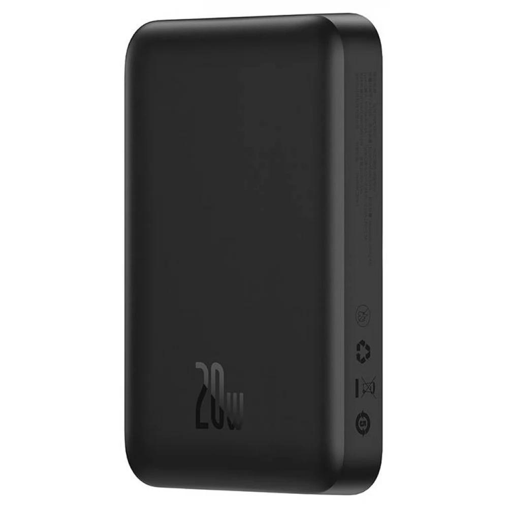 Baseus Magnetic Mini Overseas Edition MagSafe Power Bank 10000mAh 20W Black (PPCX070001) (BASPPCX070001)