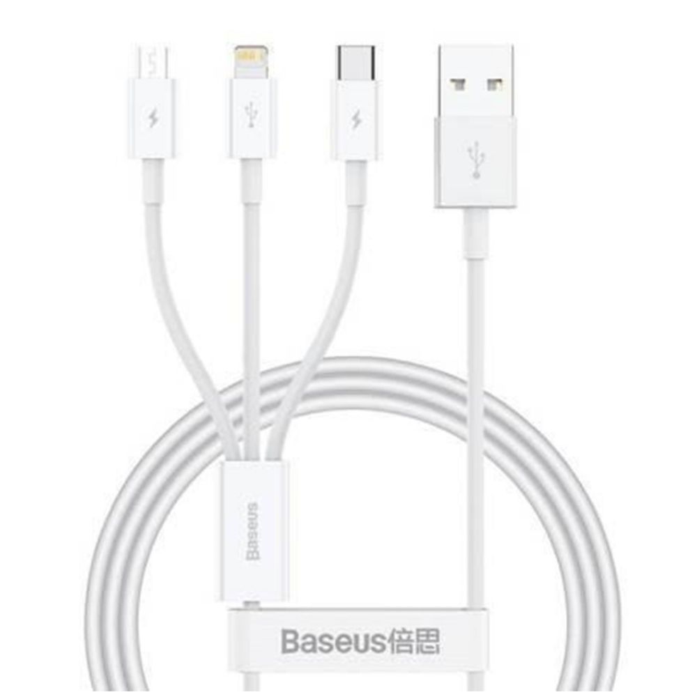 Baseus Superior Regular USB 2.0 to micro USB Cable Λευκό 1m (P10320105221-00) (BASP10320105221-00)