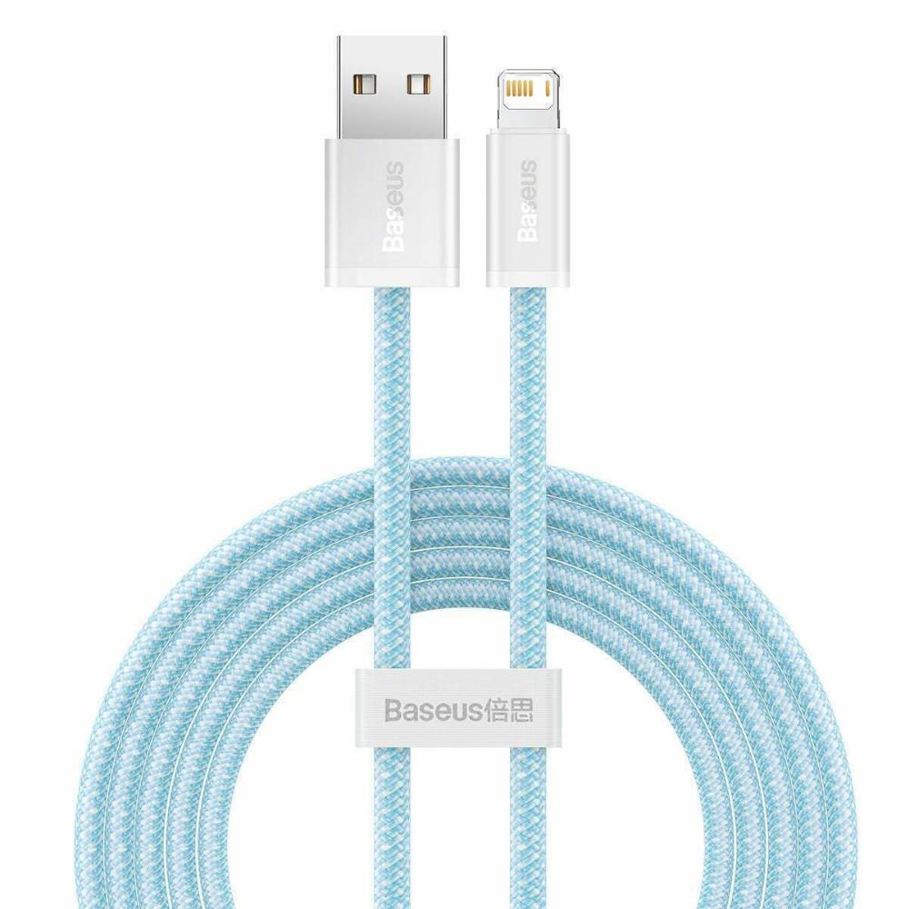 Baseus Dynamic cable USB to Lightning, 2.4A, 1m (blue) (CALD000403) (BASCALD000403)