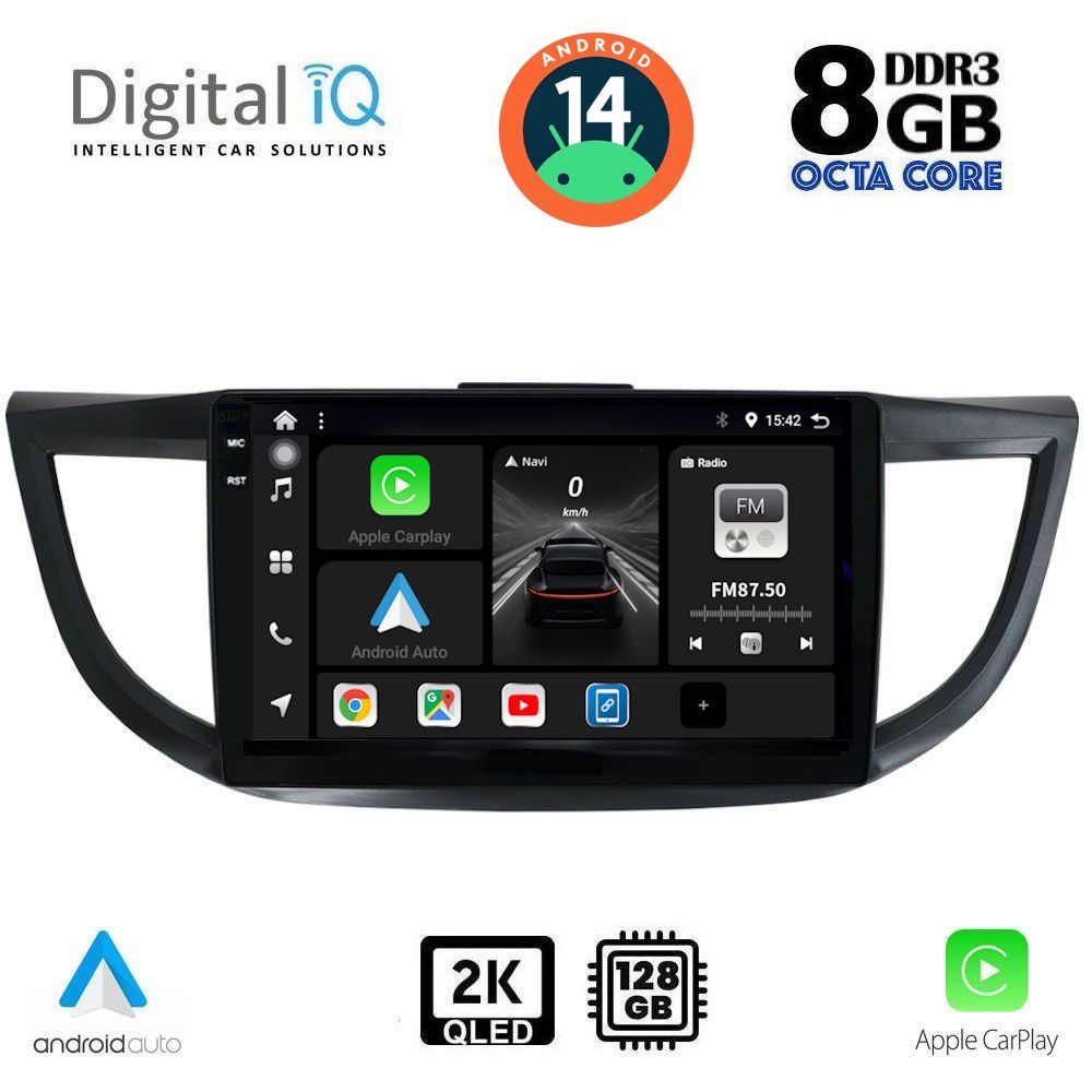 DIGITAL IQ BXF 8198_CPAA (10inc) MULTIMEDIA TABLET for HONDA CRV mod. 2013-2017