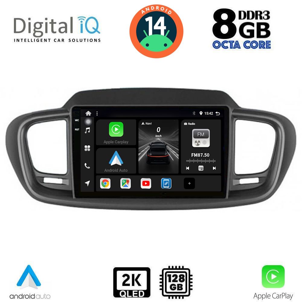 DIGITAL IQ BXF 8319_CPAA (10inc) MULTIMEDIA TABLET for KIA SORENTO mod. 2014-2020