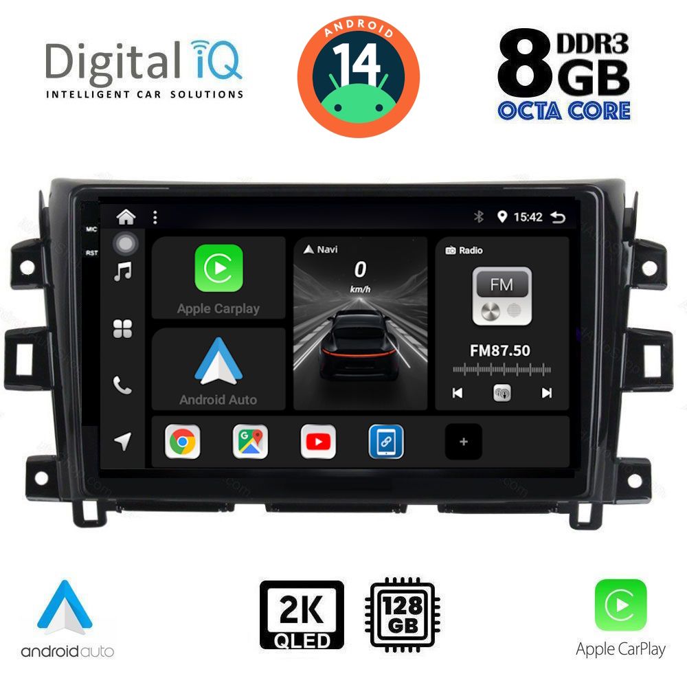 DIGITAL IQ BXF 8456_CPAA (10inc) MULTIMEDIA TABLET for NISSAN NAVARA mod. 2016&gt;