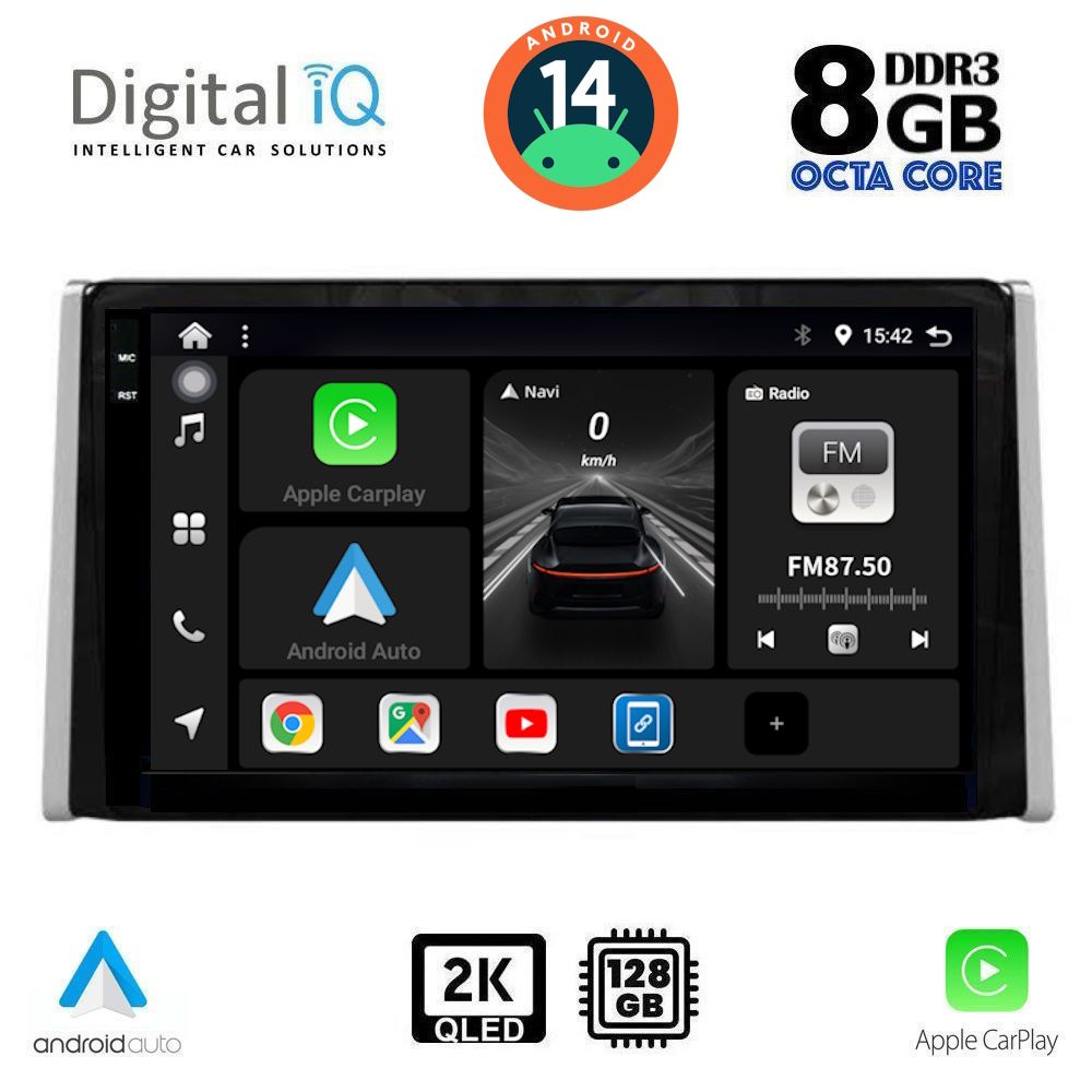 DIGITAL IQ BXF 8734_CPAA (10inc) MULTIMEDIA TABLET for TOYOTA RAV 4 mod. 2019&gt;