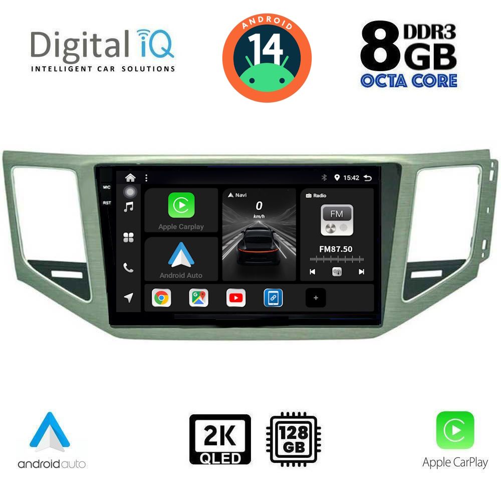 DIGITAL IQ BXF 8745_CPAA (10inc) MULTIMEDIA TABLET for VW GOLF SPORTSVAN mod. 2014&gt;