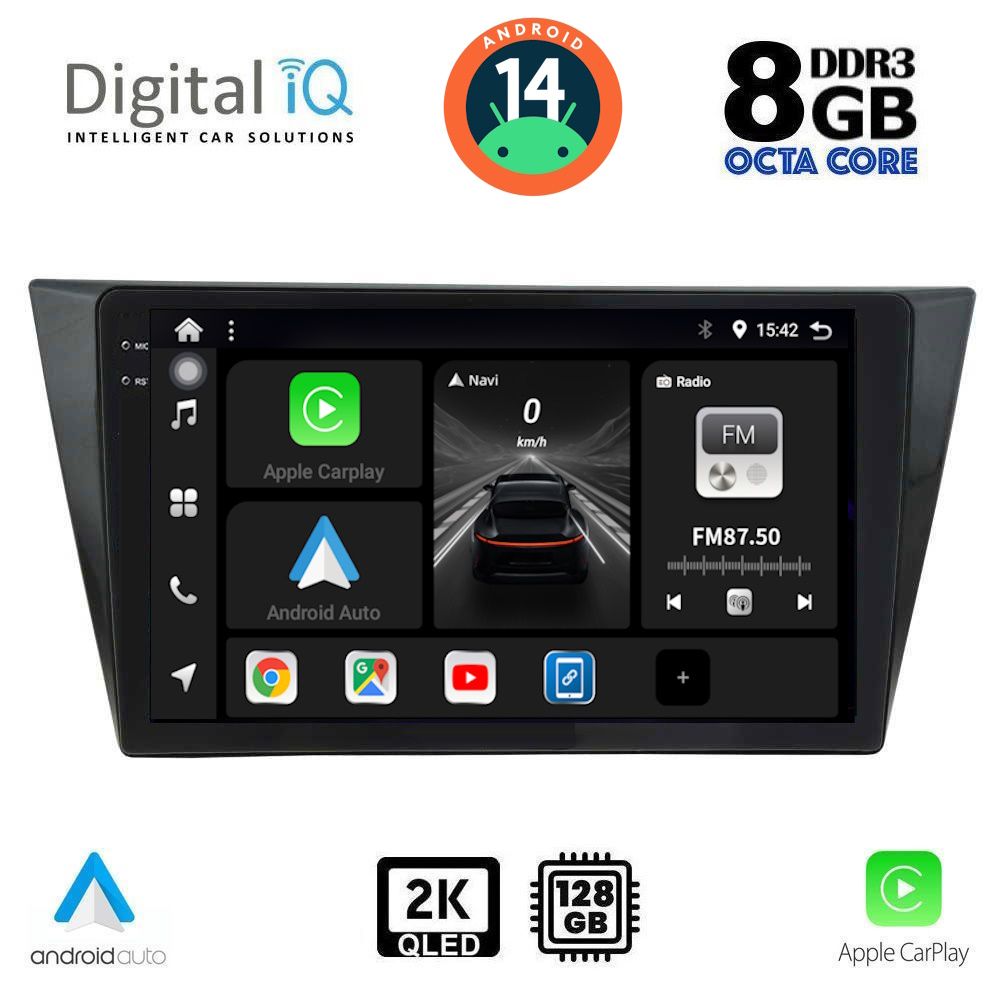 DIGITAL IQ BXF 8761_CPAA (10inc) MULTIMEDIA TABLET for VW TIGUAN mod. 2016&gt;