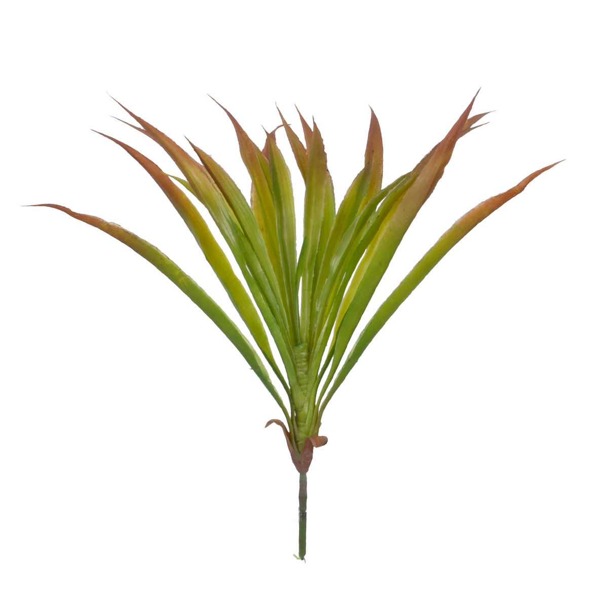 GloboStar® CORDYLINE 78229 Τεχνητό Φυτό Κορδιλύνη - Μπουκέτο Διακοσμητικών Φυτών - Κλαδιών με Φύλλωμα Πράσινο - Κόκκινο Υ34cm