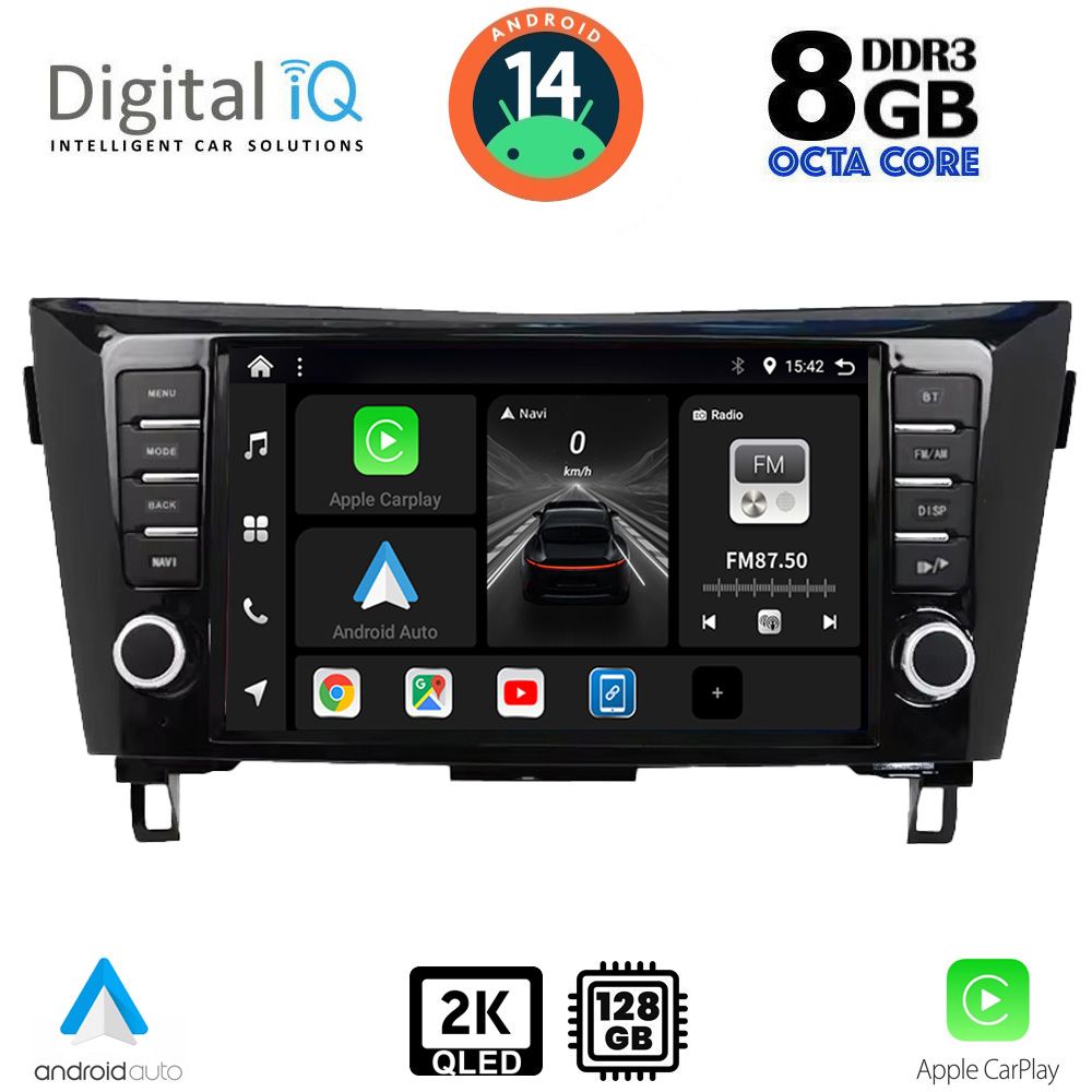 DIGITAL IQ BXF 8467_CPAA (9inc) MULTIMEDIA TABLET for NISSAN QASHQAI - XTRAIL mod. 2014-2021