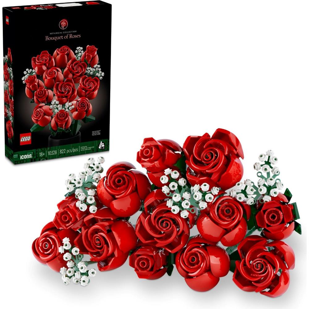 Lego Botanical Collection Bouquet Of Roses για 18+ Ετών 822τμχ (10328) (LGO10328)